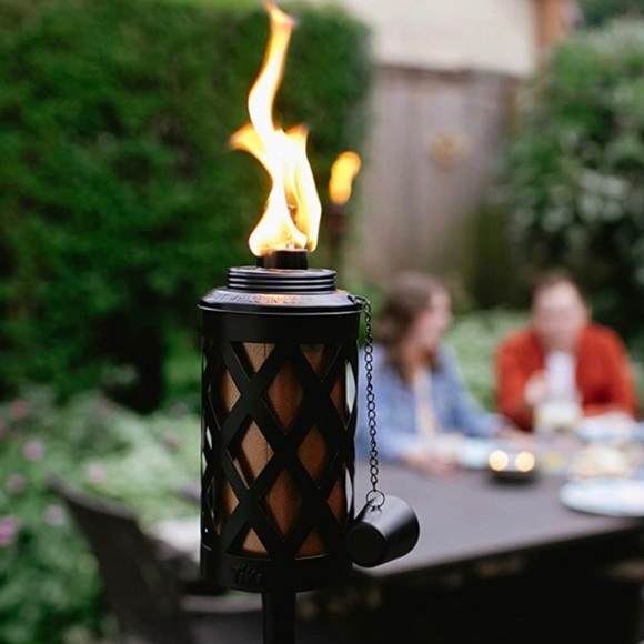 Tiki Torch Fuel Replacement Canister Black 12 oz (set of 2) Garden Torch - Picture 5 of 5